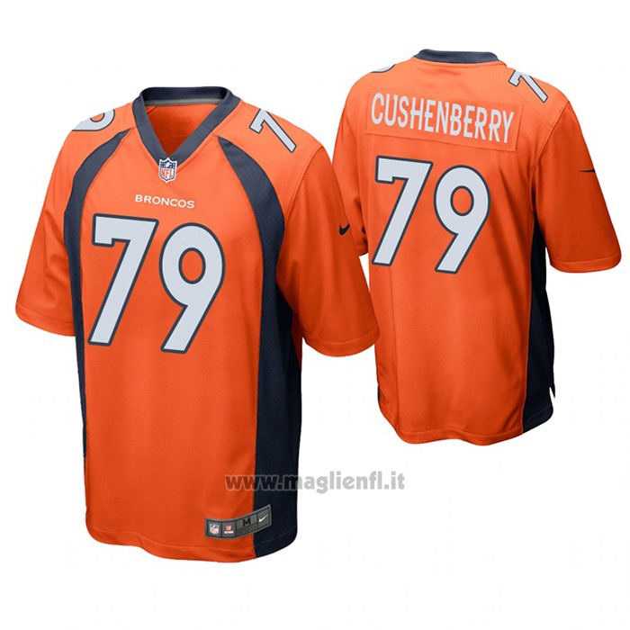 Maglia NFL Game Denver Broncos 79 Lloyd Cushenberry III Arancione